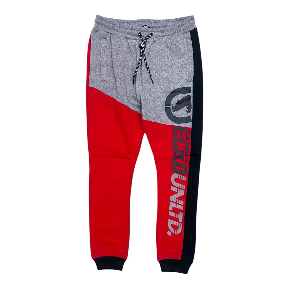 Ecko Unlimited Red and Gray Sweatpants